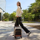 LOVEVOOK Carry On Luggage 22x14x9 Airline Approved,20 Inch Carry-on Suitcase for Women,Softside Suitcases with Wheels,Rolling Checked Luggage with TSA Lock,Lightweight Travel