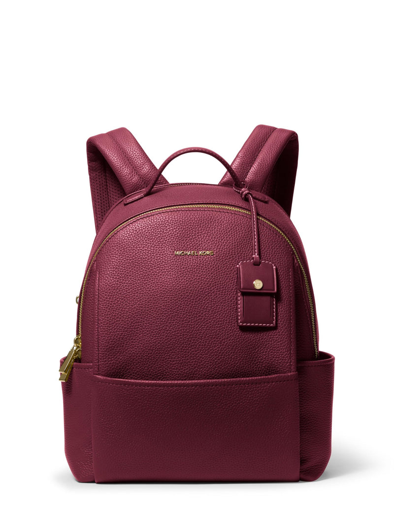 Michael Kors Sable Medium Backpack, Gold-Tone Hardware/Mulberry