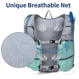 Carey STEN Hydrated Backpack, Running Vest, paired with a 1.5L Water Bag Hiking Backpack, Suitable for Running, Hiking, Marathon, and Both Men and Women (Pink, 1)