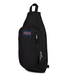 JanSport Move Sling Crossbody Bag – Main Compartment, Zippered Front Pockets, Adjustable Shoulder Strap, Fully Padded Back Panel, Black