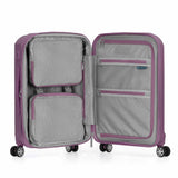 Traveler's Choice Pagosa Hardshell Expandable Luggage with Spinner Wheels, Mauve, 22-Inch Carry-on