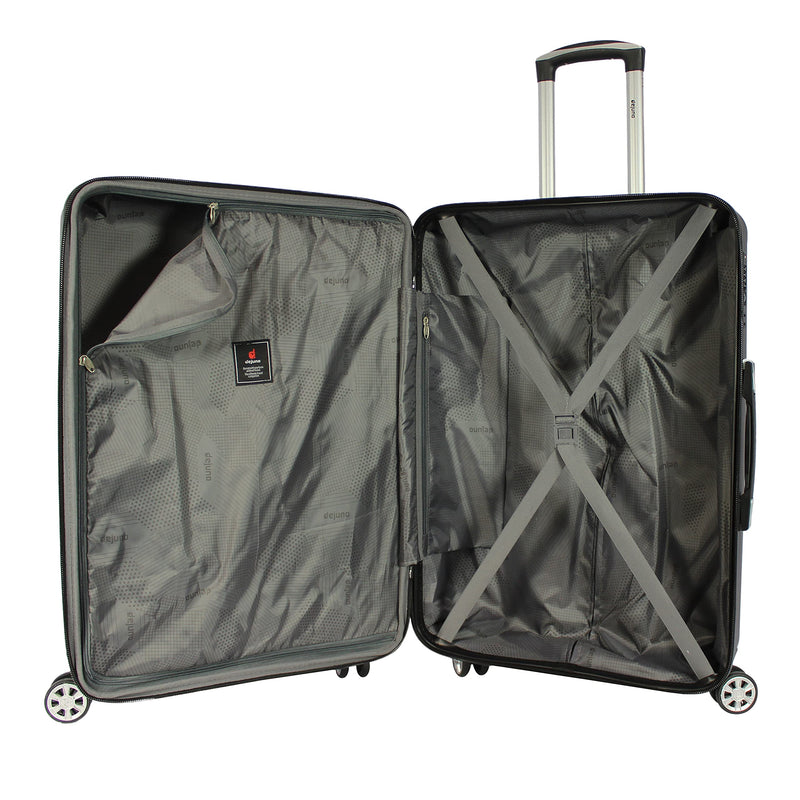 Dejuno Tutin 3-Piece Hardside Spinner Luggage Set With TSA Lock - Turquoise