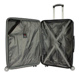 Dejuno Tutin 3-Piece Hardside Spinner Luggage Set With TSA Lock - Turquoise