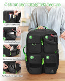 MATEIN Heavy Duty Backpack for Men, 17 Inch College Laptop Backpack with Multiple Organized Pockets, Water Resistant TSA Large Computer Teacher Bag with Shoe Compartment for Work Travel