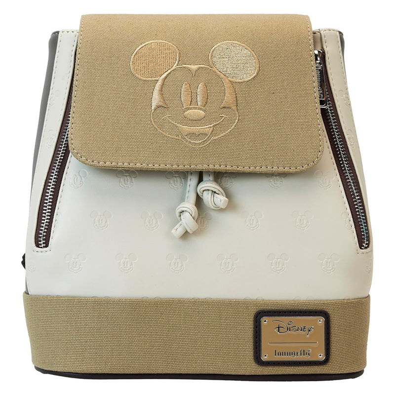 Loungefly Disney Mickey and Friends Canvas Mini Backpack