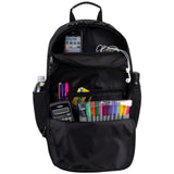Eastsport Outdoors Elevated Hiking Travel Weekender Carry On Bookbag Daypack Rusksack Large Bag Backpack, Black