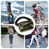 Hi Bear Sit on The Lawn Waist Bags Waist Packs with Adjustable Strap Classic Twill Fabric Fanny Bag for Workout