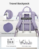 LOVEVOOK Laptop Backpack for Women, 15.6 Inch Teacher Nurse Bag Work Travel Computer Backpacks Purse, College Bookbag for School, Water Resistant Daypack, 15.6 inch