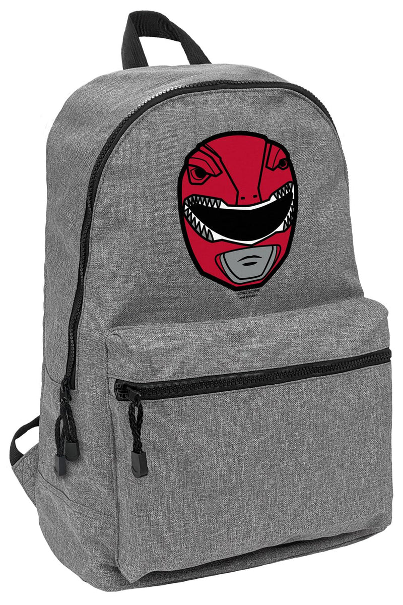 LOGOVISION Power Rangers Red Ranger Helmet Lightweight Backpack for Work School Daily Use Packable for Travel