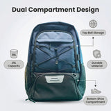WHELPAW 35L Sports Backpack with Ventilated Shoe & Ball Compartments, Waterproof Gym Bag for Basketball, Soccer, Volleyball, Travel