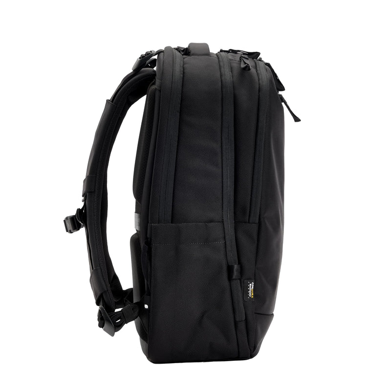 Incase Tracks Backpack - Water Repellent Exterior, Padded Laptop Pocket, Dual Side Pockets, Luggage Pass Through (Black, 18L)
