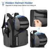 KAVIGOR Baseball Bag for Youth and Adult, Softball Bag 50L Large Capacity Holds 4 Bats, Equipment Backpack with Shoes Compartment