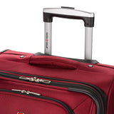 SwissGear Sion Softside Expandable Luggage – Medium Checked Suitcase with 360 Degree Wheels & Retractable Handle – 25 Inch, Perfect for 1-7 Night Trips – Burgundy