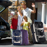 Olympia U.S.A. 33 inch Jumbo Size 8 Pockets Wheeled Rolling Duffel Bag Water Resistant Luggage Lightweight Travel Suitcase with Retractable Handle