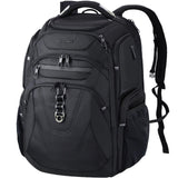 KROSER TSA Friendly Travel Laptop Backpack 18.4 inch XXXL Gaming Backpack Water-Repellent College Daypack Business Backpack with RFID Pockets & USB Port for Men/Women-Black