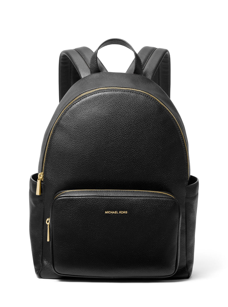 Michael Kors Tanner Large Backpack, Gold-Tone Hardware/Black