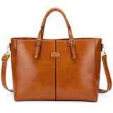 Badgley Mischka Julia Vegan Leather Weekender Duffel Bag for Travel (Brown)