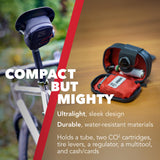 SILCA Mattone Bike Saddle Bag - .5L Capacity - Compact Under Seat Bicycle Bag for Road, Gravel, and Mountain Bikes - Easy to Access, Secure, and Durable - BOA Closure & Waterproof Zipper