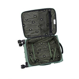 It Luggage Circulator 22" Softside Carry-On 8 Wheel Expandable Spinner, Hedge Green