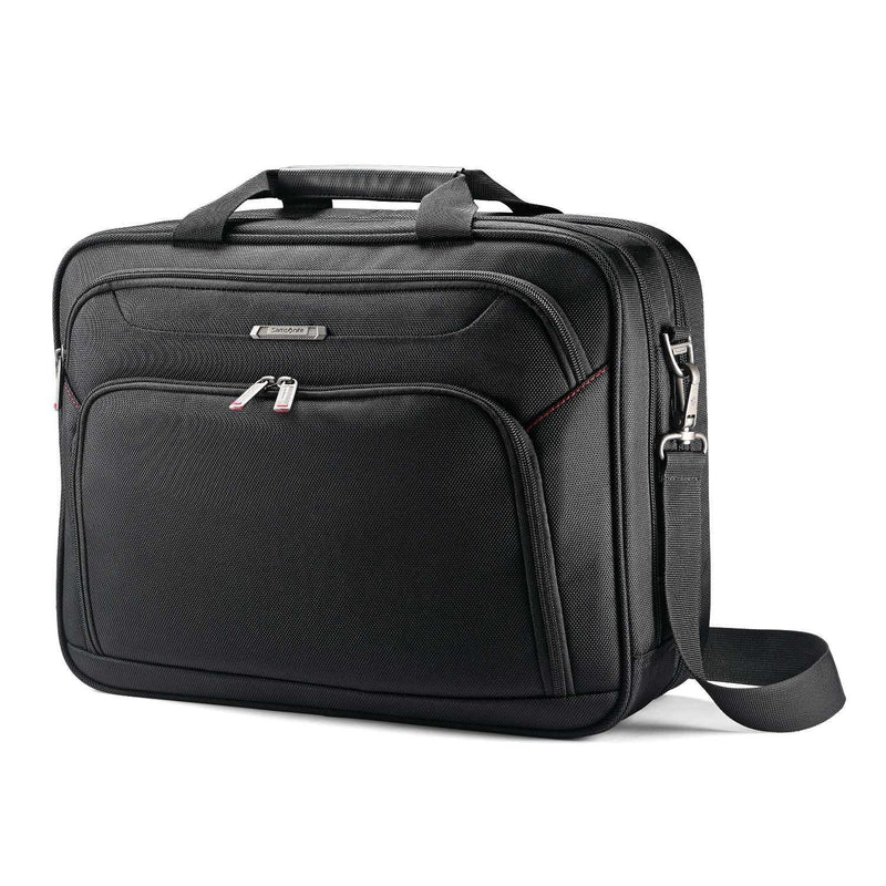 Samsonite Xenon 3.0 Gusset Check-Point Friendly Tech Locker Brief, Black, Double Gusset