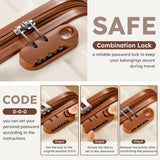 Suitour 4 Piece Luggage Sets, Hard Shell Suitcase Set with Spinner Wheels 16 20 24 28inch Travel Sets(Beige Tan)