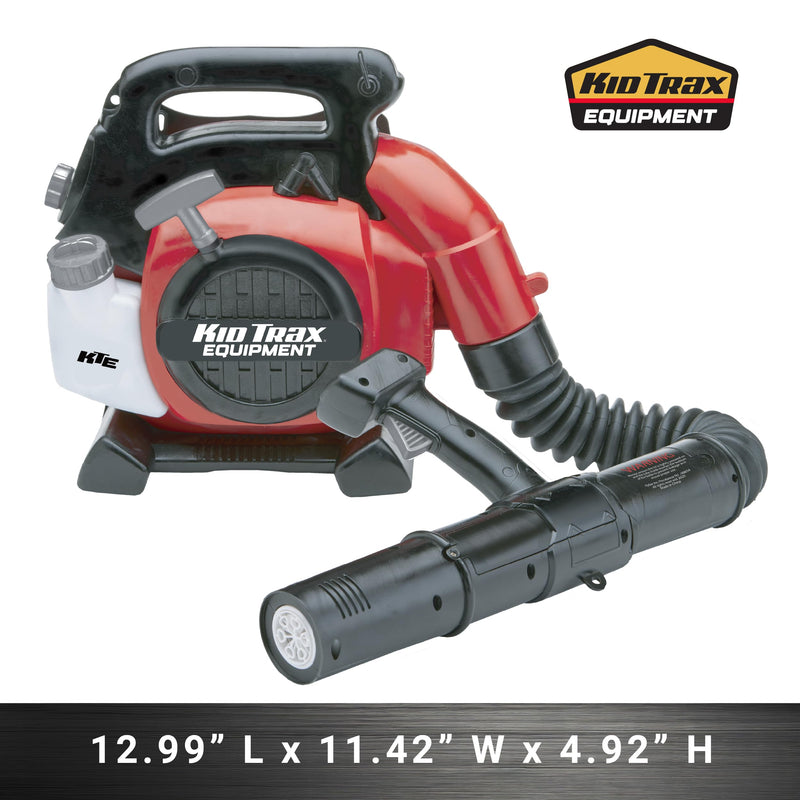 Kid Trax Bubble Leaf Blower Backpack - Bubble Machine, Toddler Outdoor Toys, Kids Leaf Blower, Kids Party Favors, Realistic Appearance, Easy to Use, Toddler Boy Toys and Girls, Ages 3+ and Above, RED