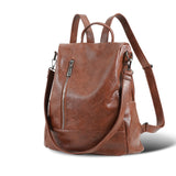 cocururu Women Backpack Purse PU Leather Anti-theft Casual Shoulder Bag Fashion Ladies Satchel Bags