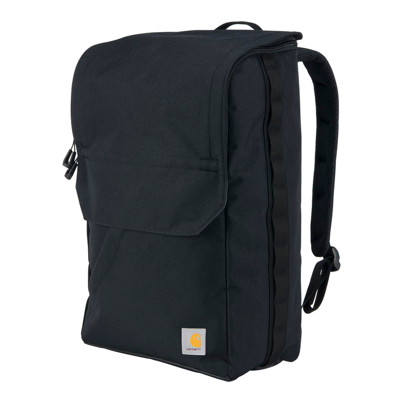 Carhartt 21L Top-Load Backpack, Durable Water Resistant Coated Canvas Base W/ 17" Laptop Sleeve, Black