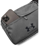 Under Armour Unisex-Adult Loudon Lite Waistband Crossbody, (025) Castlerock/Black/Black, One Size Fits Most