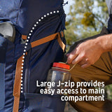 Kelty Glendale 65L – 105L Multi-day Backpacking Thru Hiking Pack, Adjustable Suspension, Customized Fit (Pageant Blue, 105L)