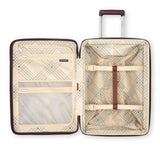 Virtuosa Hardside 21 Inch Carry On Luggage - Airline Approved with 360° Spinner Wheels, RightHeight™ Adjustable Handle - Zippered WetPak™ - TSA Lock - Expandable Light Polycarbonate Shell - Merlot