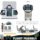 Inprof Kid’s Luggage Set 3 Piece Suitcase Set 16’’ Hardside Luggage with Spinner Wheels Girls Boys Carry on Toddler Travel Rolling Suitcase Airline Approved
