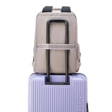 florence by mills Carefree Carry Laptop Travel Backpack, Chestnut