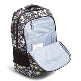 Vera Bradley Women's Recycled Lighten Up Reactive Grand Backpack, Plaza Medallion, One Size
