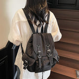Cutemoria Women's Fashion Backpack Purse Japanese Style Shoulder Bag Large Capacity Lightweight Backpack for Travel Work (Black)