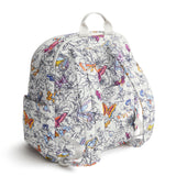 Vera Bradley Women's Bancroft Backpack - Premium Cotton, Wing + Bloom, One Size