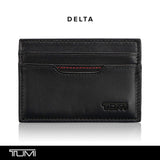 TUMI - Delta Slim Card Case - Men's Leather Wallet for Everyday & Travel - Black