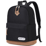 abshoo Classical School Backpack For Middle High School Water Resistant Bookbag College Travel Daypack (Black)