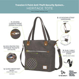 Travelon Anti-Theft Heritage Tote Bag