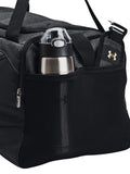 Under Armour Unisex-Adult Undeniable 5.0 Duffle, Black Medium Heather (002)/Metallic Gold, Medium