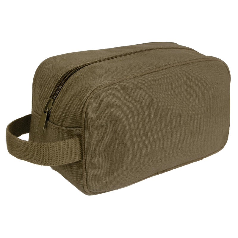 Rothco Heavyweight Canvas Travel Dopp Kit - Shave and Shower Toiletry Organizer