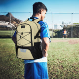 Goloni Soccer Backpack,Basketball Backpack with Ball Compartment & Shoe Compartment,Backpack for Basketball,Soccer, Football, Volleyball, Swim, Gym, Travel