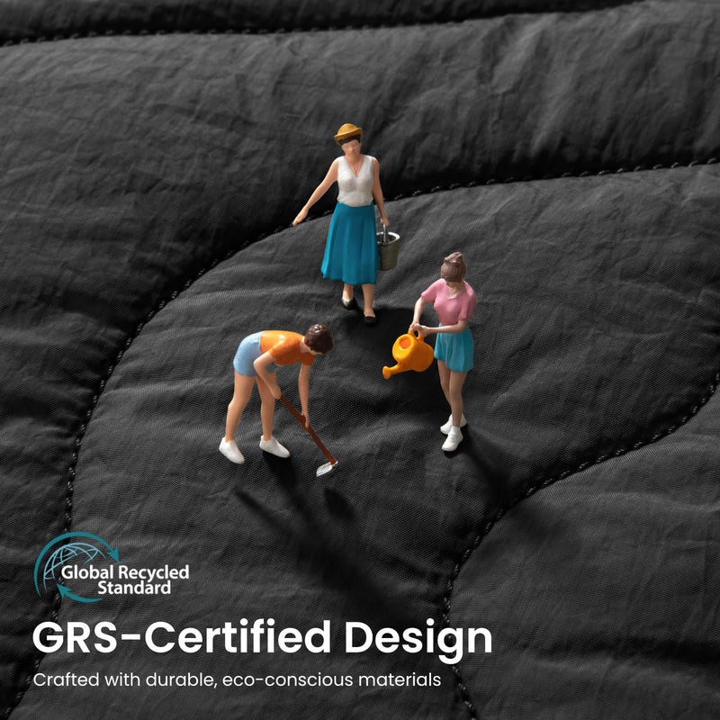 tomtoc 10L Crossbody Sling Bag Backpack for Women, Trendy Puffer Quilted Padded Bag for 13-inch Macbook Air, Macbook Neo A18, 11" iPad Air/Pro, Nintendo Switch 2, Lightweight Travel Chest Bag Daypack