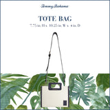 Tommy Bahama Tote Bag, Women's Casual Everyday Shoulder Bag with Modern Woven Design and Adjustable Shoulder Strap, Navy