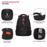 SwissGear 2769 ScanSmart Laptop Backpack, Fits Most 16 Inch Laptops, TSA Friendly, Work, School, Men's and Women's, Black
