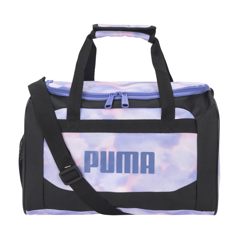 PUMA Kids' Transformation 14" Youth Duffel Bag, Purple/Hazy Blue, OS