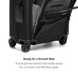 TUMI - Alpha Small Compact 4 Wheeled Brief - Men's Travel Underseat Carry On Bag - Fits up to 13" Laptop - 16.0" X 14.0" X 8.0" - Black