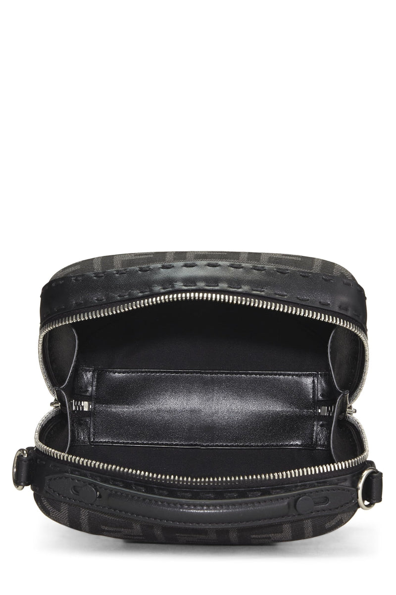 Fendi, Pre-Loved Black Zucca Canvas Suitcase Mini, Brown