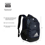 adidas Defender Sports Backpack with Shoe Compartment, Soccer Bag