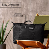 Samsonite UpLIFT 23" Lightweight Foldable Weekender Duffle Bag - Polyester Soft Duffle for Ultra Lightweight Travel - Black